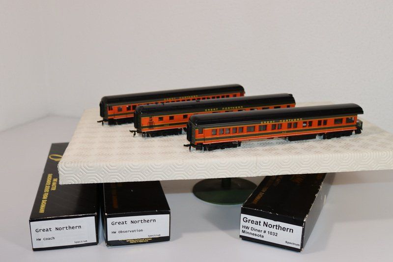 Spectrum Modellini di ferrovie: 3 Spectrum US Wagen ( 537 ) – Usato da Kerzers venduto da Winu64