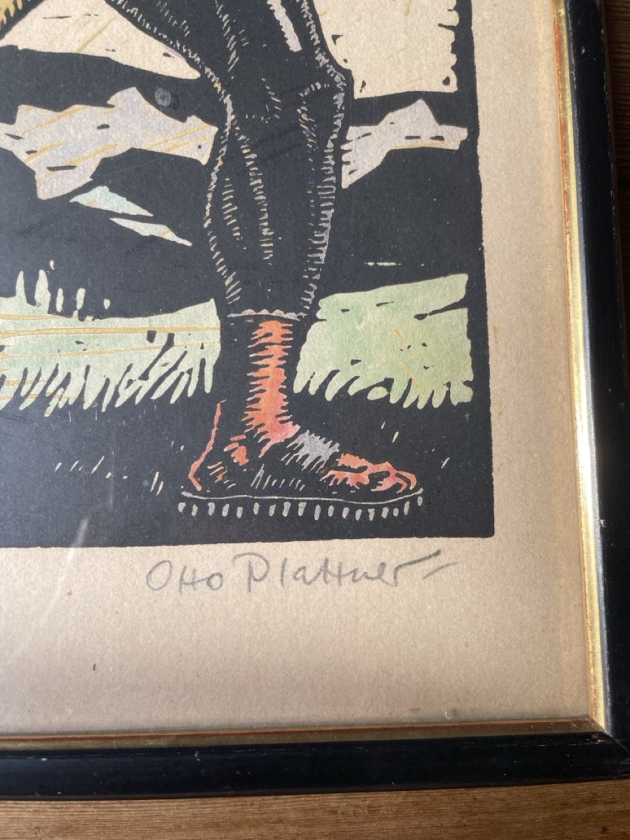 Xilografie: Otto Plattner "Urner-Venner" signiert – Usato da Frenkendorf venduto da lau_8fff 1
