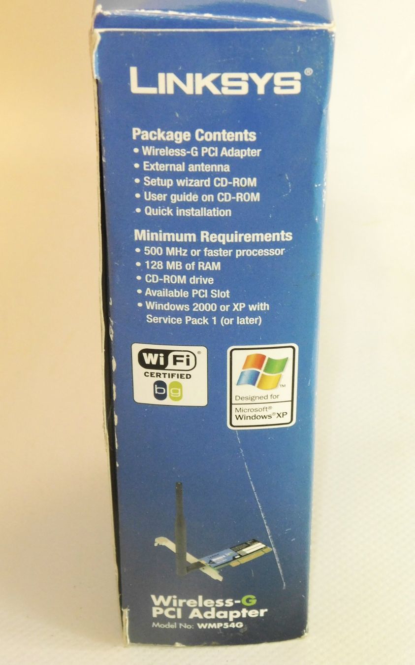Cisco Lecteurs & Adaptateurs: Cisco-Linksys WMP54G Wireless-G PCI Adapter – Neuf (Voir description) à Emmenbrücke par Ulisse-22 3