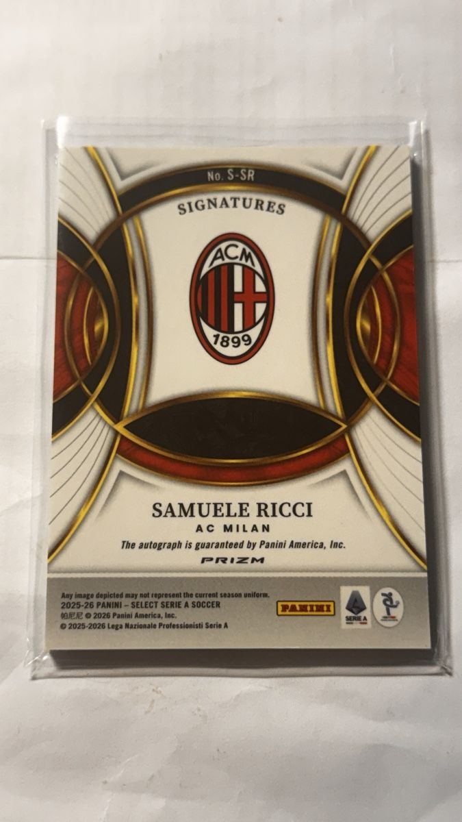 Panini Carte collezionabili: Samuele Ricci Base Auto - 2025/26 Panini Select Serie A – Nuovo (secondo la descrizione) da Baar venduto da sp7ni 1