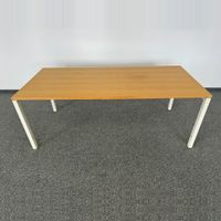 Lista Office LO Motion Schreibtisch Eichenfurnier/Perlweiss