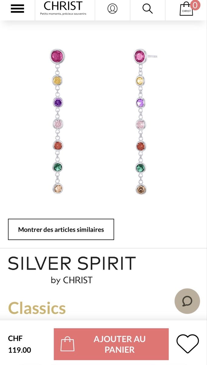 Christ Orecchini pendenti & Orecchini a lobo: Christ ohrringe silver spirit – Nuovo (secondo la descrizione) da Root venduto da Fashionhomeandmore 2