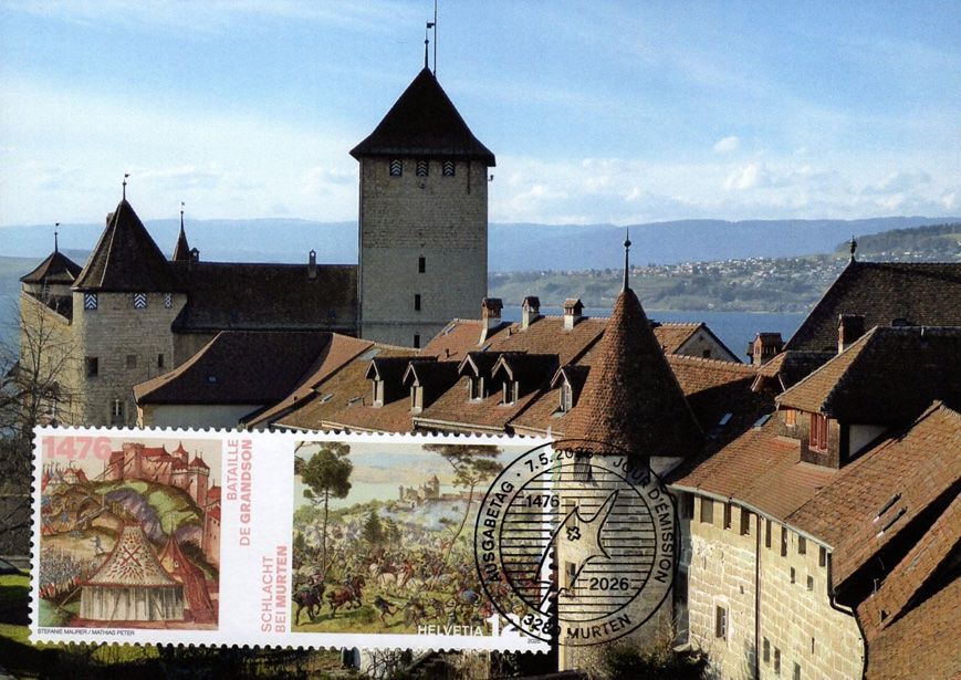 Tutti i francobolli: Maximumkarte Schlachten-Jubiläum Murten – Nuovo (secondo la descrizione) da Dottikon venduto da haeusibuh5