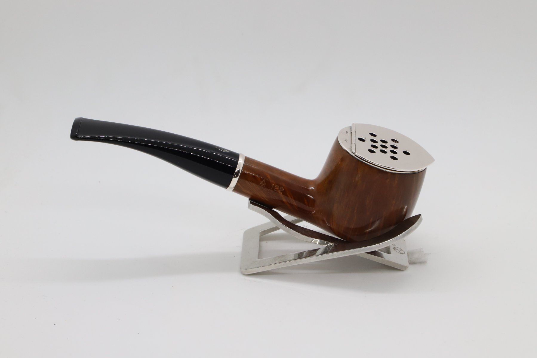 Pipe & Accessori: Savinelli 122 Silver Cap 6mm Pfeife (selten) – Usato da Blumenstein venduto da Hennig-Estate-Pipes 3