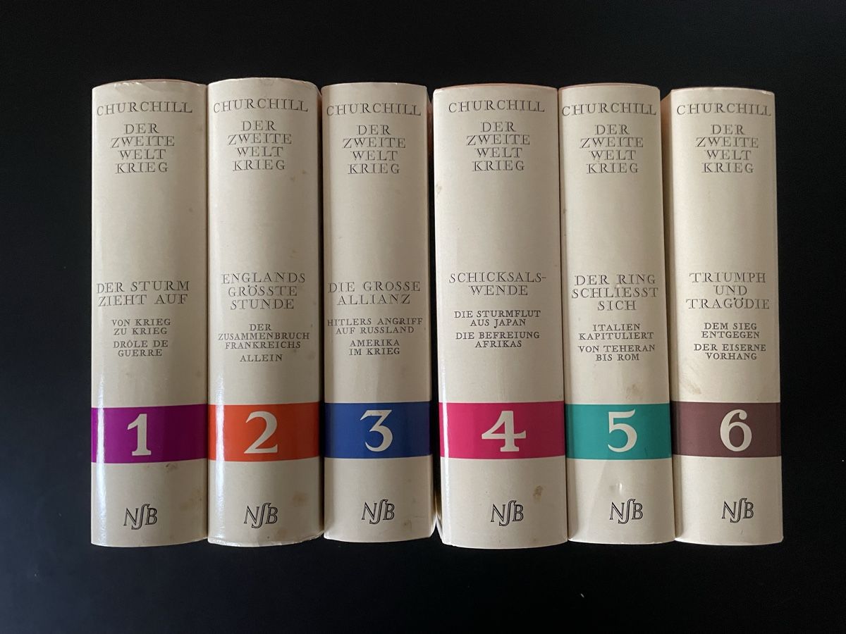Libri: Churchill, 2. Weltkrieg, 6 Bände – Usato da Winterthur venduto da sue707 2