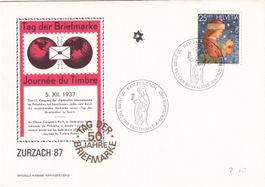 Tag der Briefmarke 1987 Zurzach 4.-6.12.1987