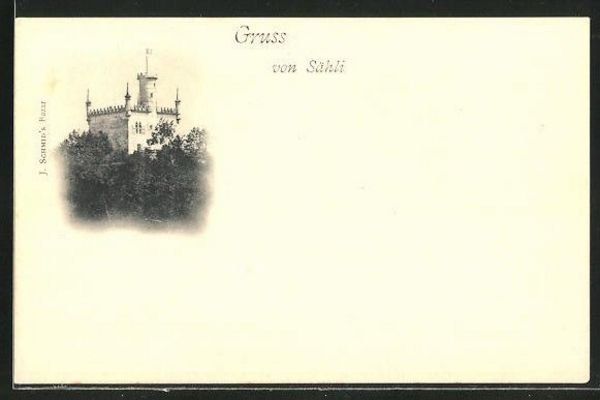 Cartoline postali: Gruss von Sähli, um 1900 – Usato da Frauenfeld venduto da POML