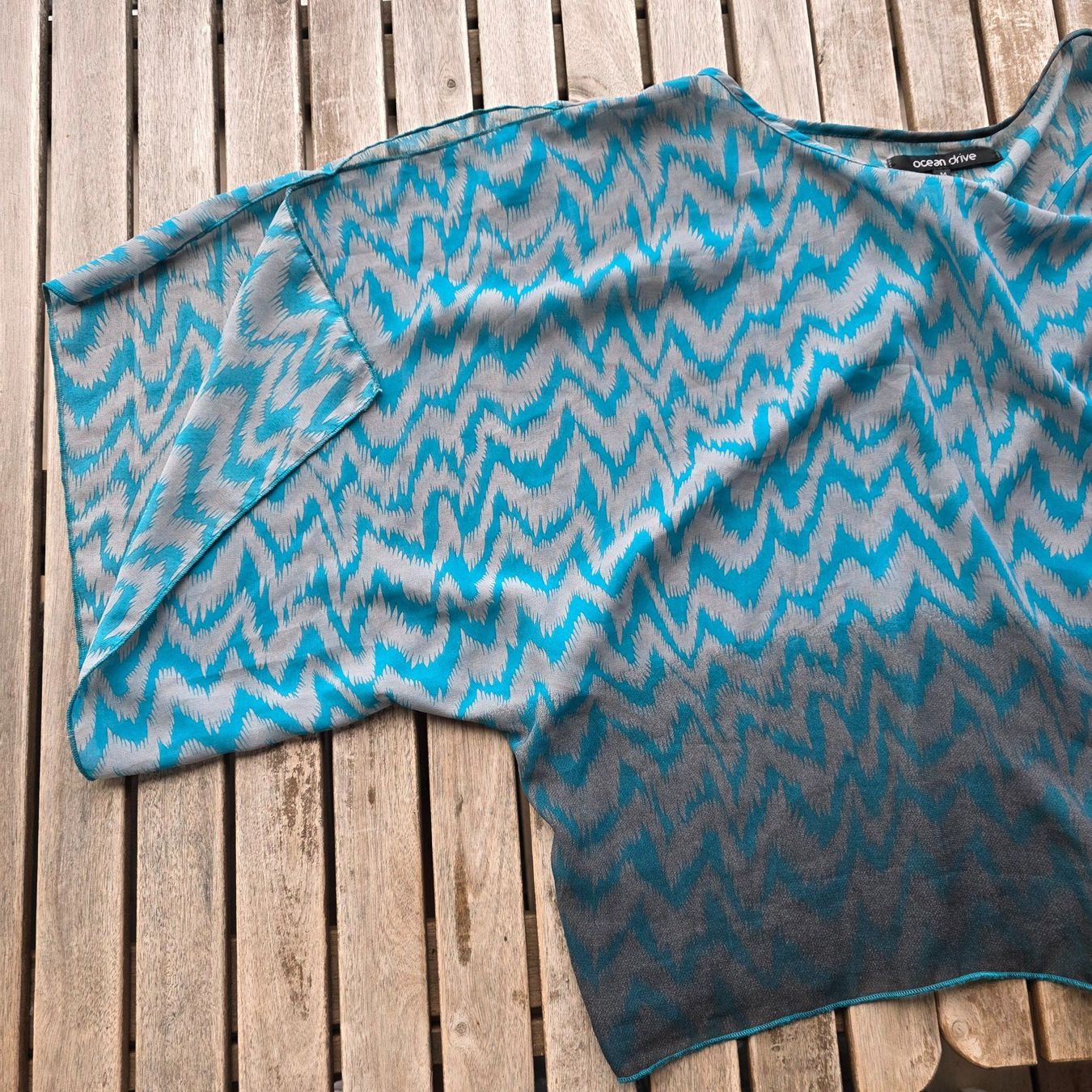Blusen: 🐸 OCEAN DRIVE LUFTIG WEITE BLUSE M – Neu (gemäss Beschreibung) aus Môtier (Vully) von Frogs 4