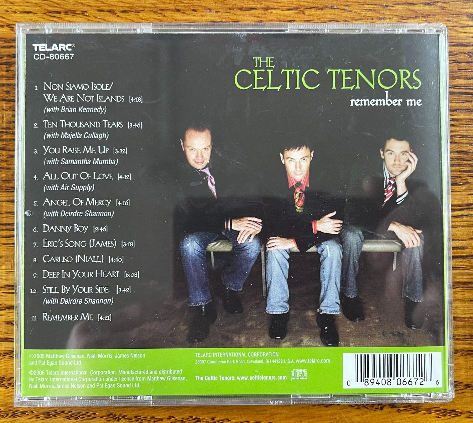CD: THE CELTIC TENORS -REMEMBER ME CD – Usato da Oftringen venduto da Vucki 1