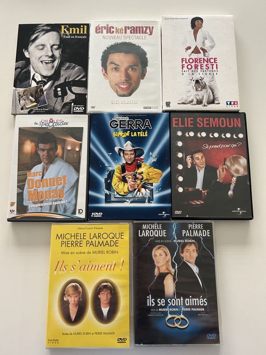 Tous les DVDs: Divers DVD humour français – D'occasion à Granges-Paccot par juan.pelota