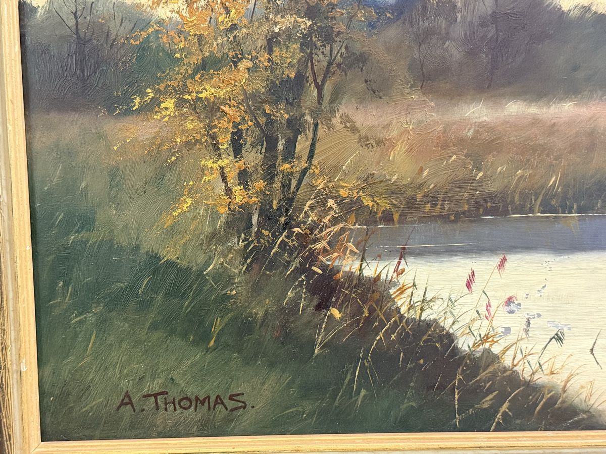 Tableaux: A. THOMAS - Ölgemälde - Landschaft  – D'occasion à Solothurn par NUVICO 3