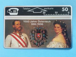 Telefonkarte Österreich P166, Kaiserpaar 305L05263 ungebrauc