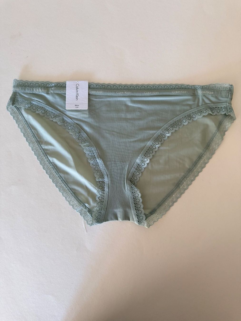 Calvin Klein Autres dessous: CALVIN KLEIN, Slip, Grösse L, Farbe Helles Mint – Neuf avec emballage d'origine à Rudolfstetten par gst_g7xl