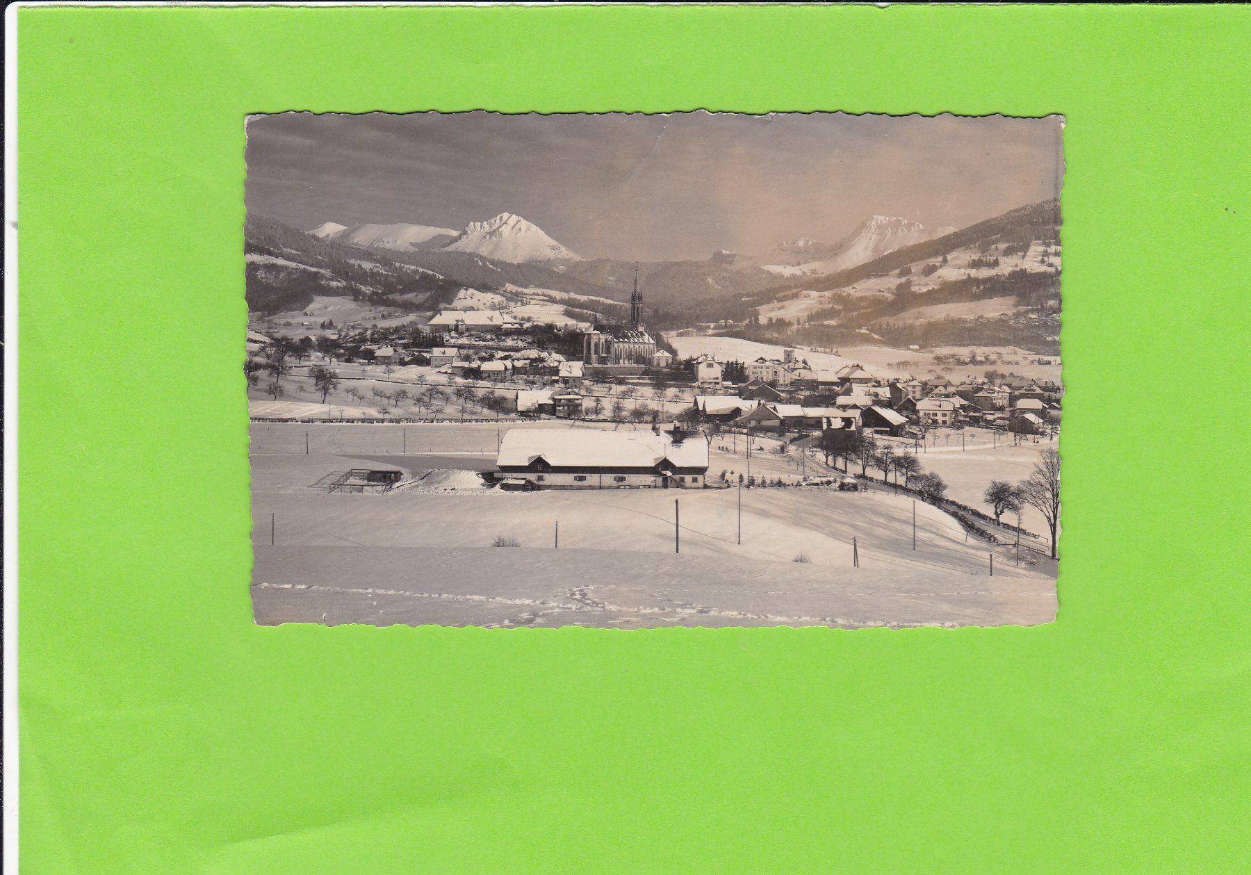Cartes postales: ChâtelSt.-Denis en hiver – D'occasion à St. Peterzell par neckertal
