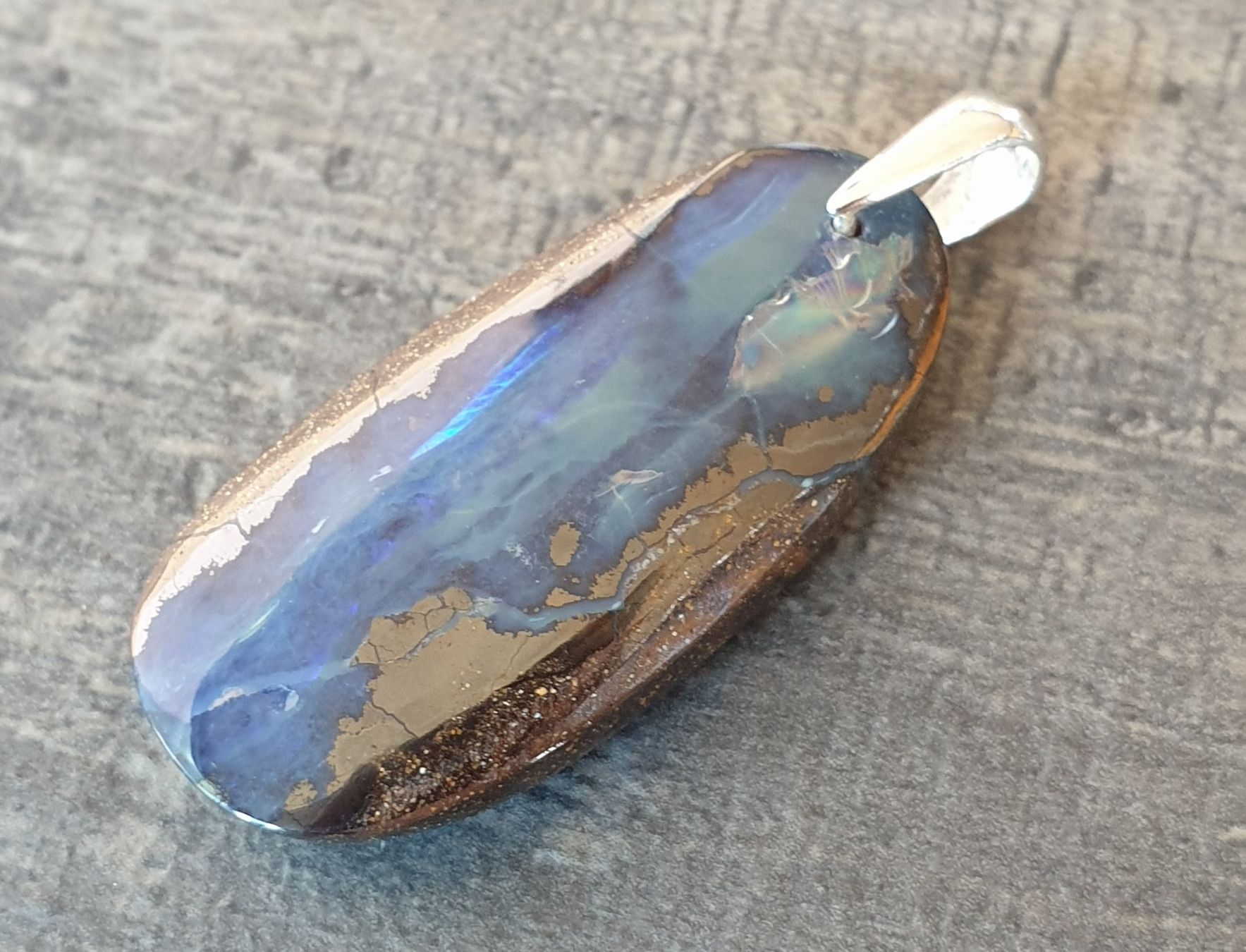 Pendentifs: Anhänger Boulder Opal. – Neuf (Voir description) à Niederbüren par Raphael014 1