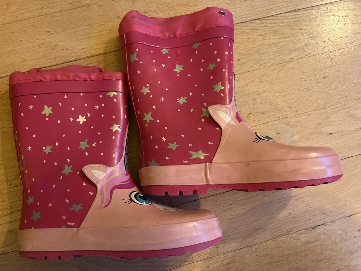 Schuhe für Mädchen: Mädchen Gummistiefel /  Regenstiefel Einhorn Gr. 30 – Gebraucht aus Zürich von Salsera79 3