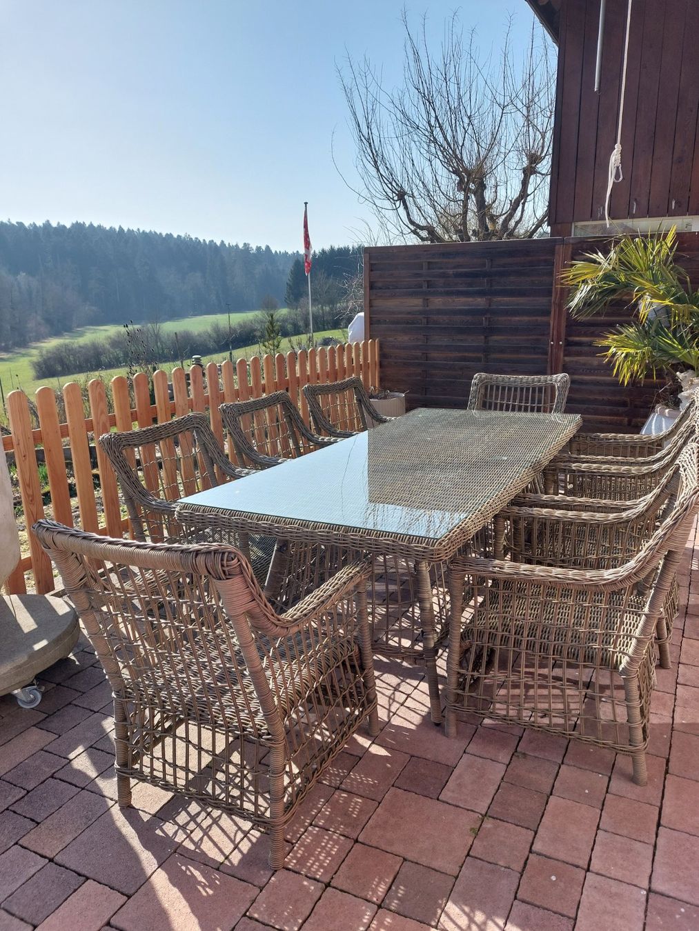 Gartentisch Rattan Danisches Bettenlager