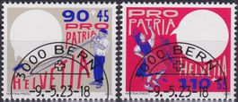 2023, B347-B348 mit Ersttags-Halbmond-Stempel BERN