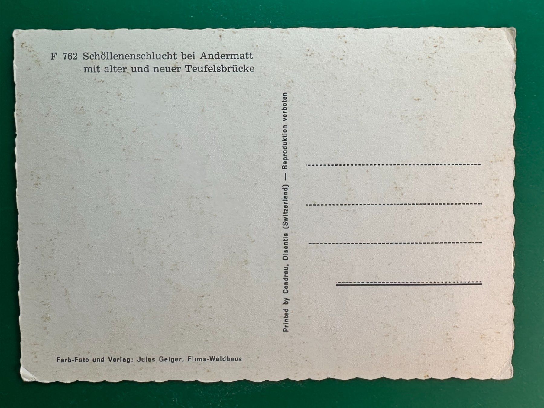 Cartoline postali: Schöllenenschlucht bei Andermatt - Oldtimerbusse – Usato da Steg VS venduto da danwer74 1