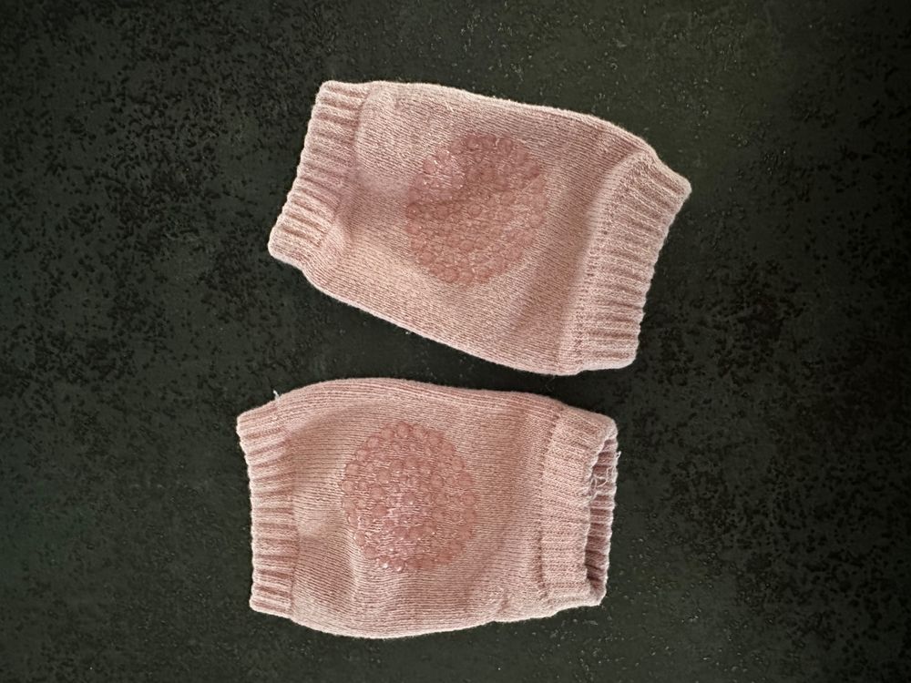 Knieschoner Für Babys 0–12 Monate – 3 Paar Mit Antirutschsocken, Weich & Atmungsaktiv
