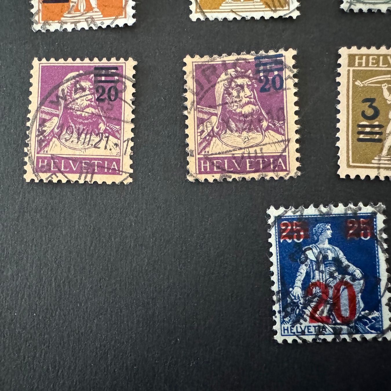 Tutti i francobolli: Ausbrauchsausgaben, gestempelt – Usato da Stallikon venduto da HILDECH1 4