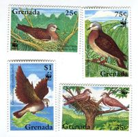 Briefmarken "Tauben". Grenada.