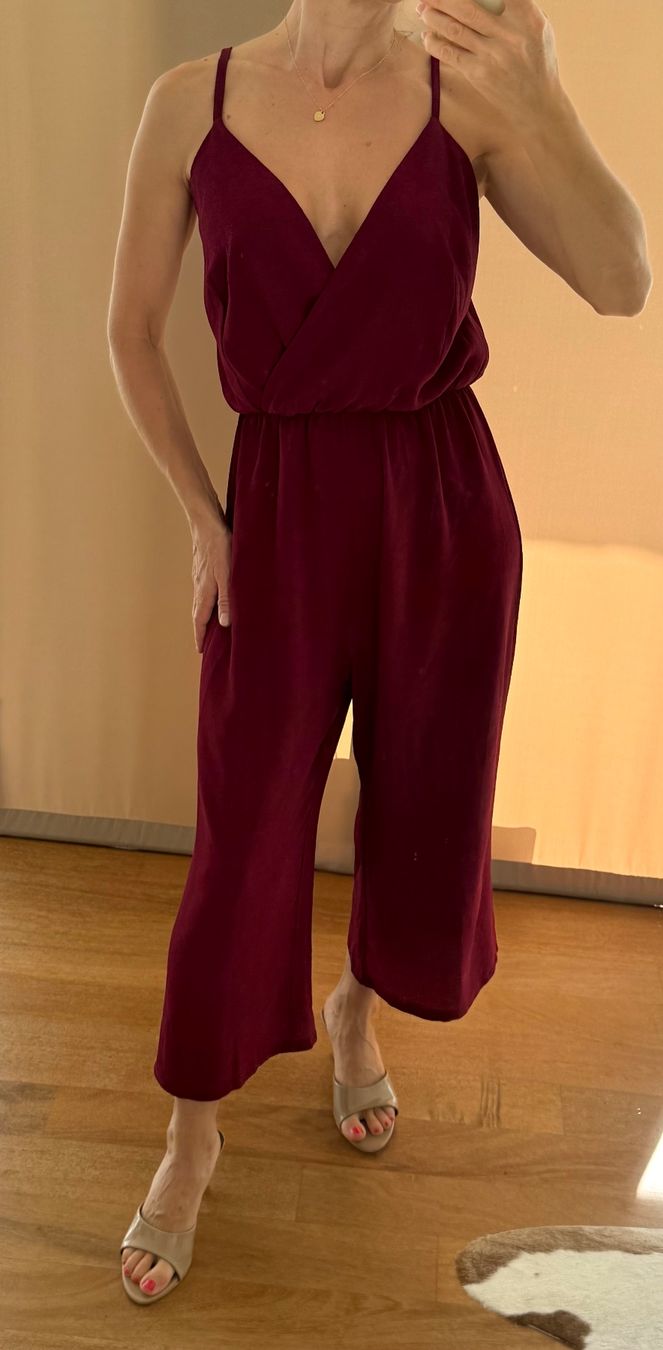 Jumpsuits: Jumpsuit Gr. 34 bordeauxrot – Gebraucht aus Stansstad von InStyle8 4