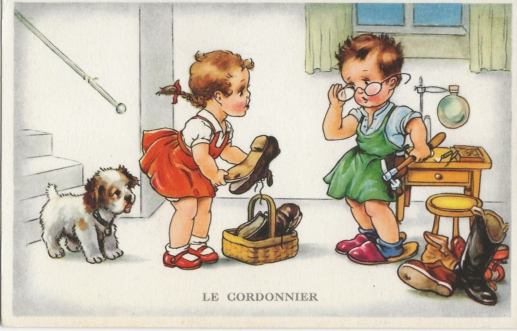 Cartes postales: Humor, Schuhmacher, Beruf – D'occasion à Frauenfeld par Merk52