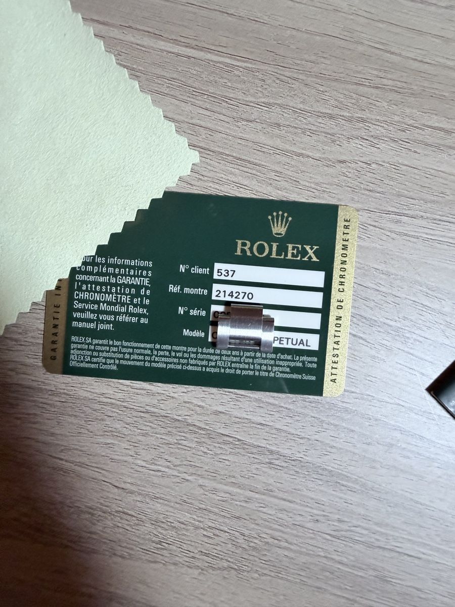 Rolex Orologi: Rolex Explorer 214270 - Box and Papers 39mm – Usato da Grand-Lancy venduto da Watches-GVA 4