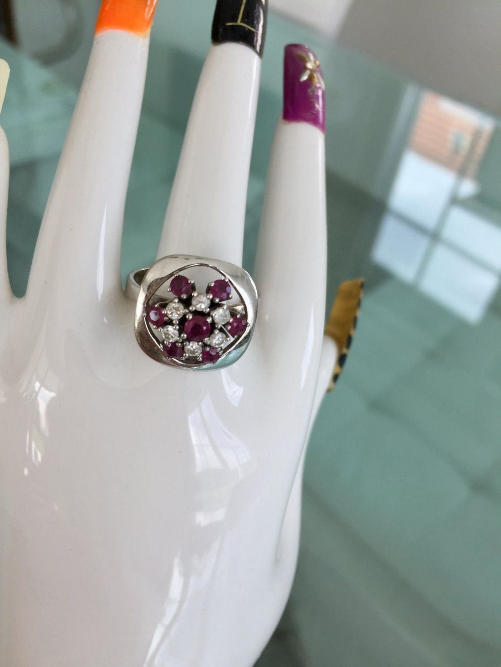 Ringe: WEISSGOLDRING/BRILLANTEN & RUBINEN – Neu (gemäss Beschreibung) aus Eschenbach SG von Lady020 2
