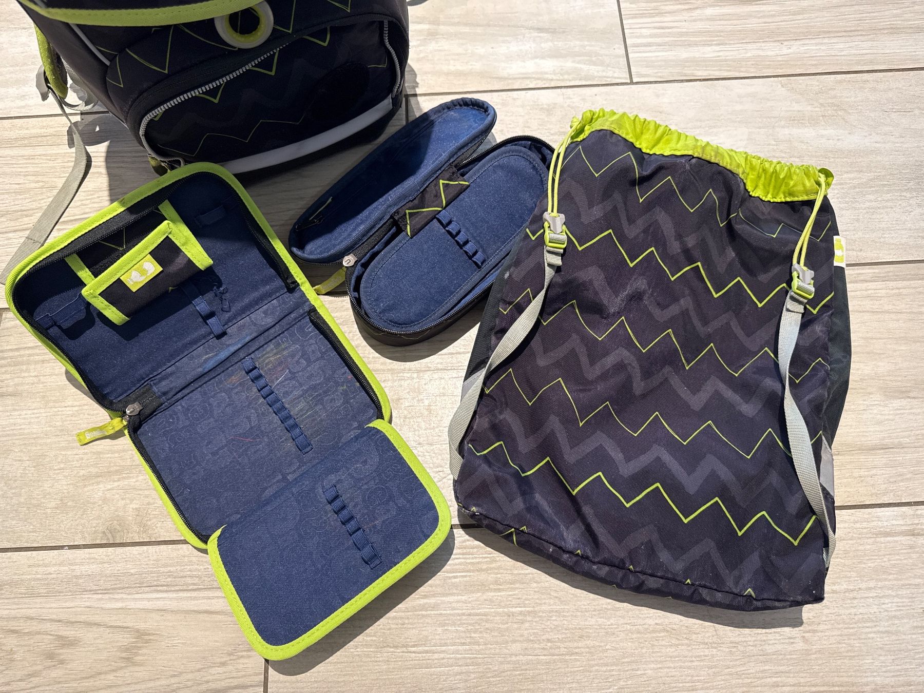 Ergobag Borse & Zaini: Ergobag Cubo Schulrucksack Set, Turnsack,2 Etuis,guteZustand – Usato da Gelterkinden venduto da Familienferien 9