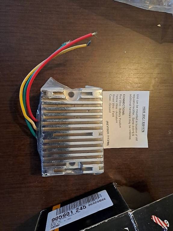 Elektronikbauteile: Harley: régulateur 6V pour anciennes Panhead ou Ironhead – Neu und originalverpackt aus Genève von Blowupster 2
