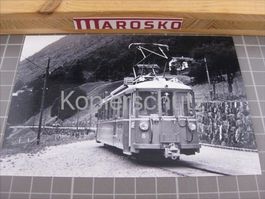 Echtfoto: Bei Schwanden mit Sernftalbahn, ca 1968, Sernftalb