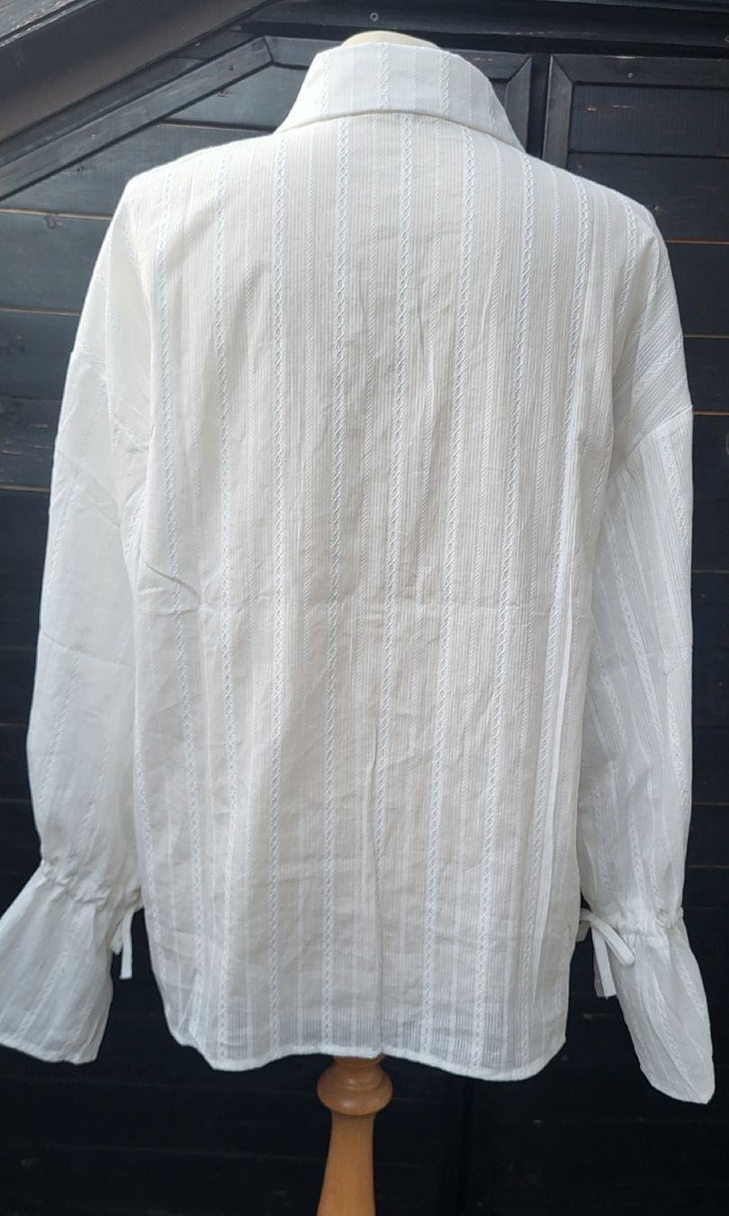 Camicette: Blouse-chemise blanche en coton  – Nuovo e nell'imballaggio originale da Fribourg venduto da VictoriaShop7 2