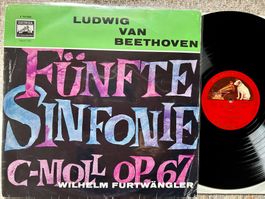Furtwängler Beethoven Sinfonie  N°5  LP GEWASCHEN  WALP 1195