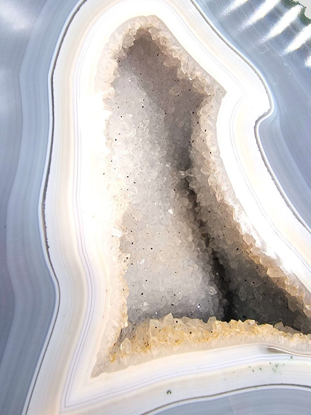 Minerali & Pietre curative: Blue Brazilian Agate - 1.6 Kg – Usato da Figino venduto da minshop 2
