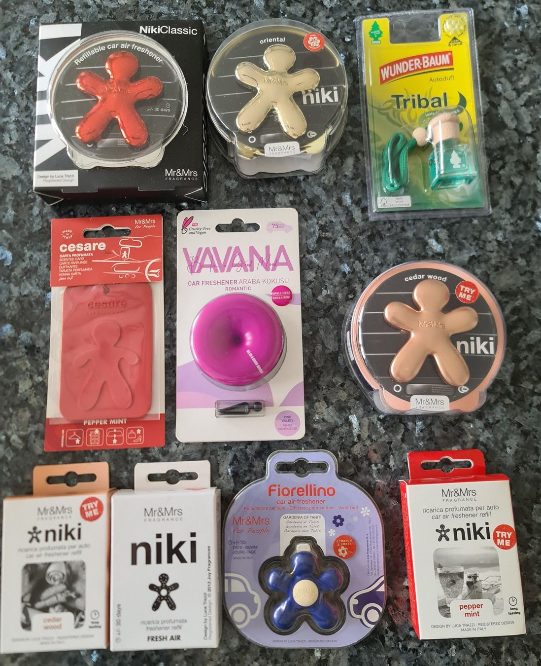Deodoranti per ambiente: 10 stück Neu Auto Duft Lufterfrischer Mr&Mrs Wunderbaum – Nuovo e nell'imballaggio originale da Uerkheim venduto da Kaufoption