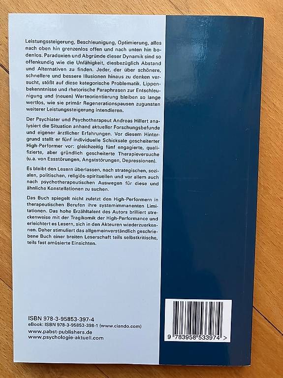 Libri: High-Performer in der Abseitsfalle - Andreas Hillert – Usato da Liestal venduto da mum_pv57 1