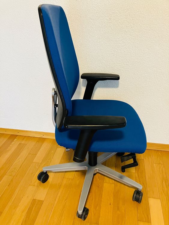 Sedus Stoll Early Bird EB-102 Stoff blau Bürodrehstuhl (Gebraucht
