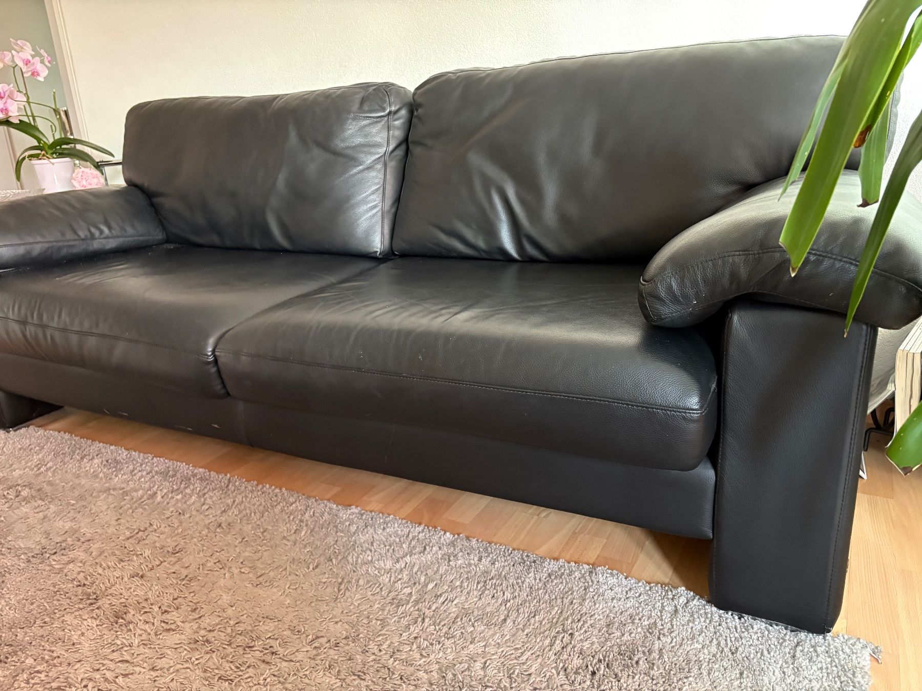 Sofas: Ledersofa schwarz gebraucht – Gebraucht aus Niederteufen von warino 2