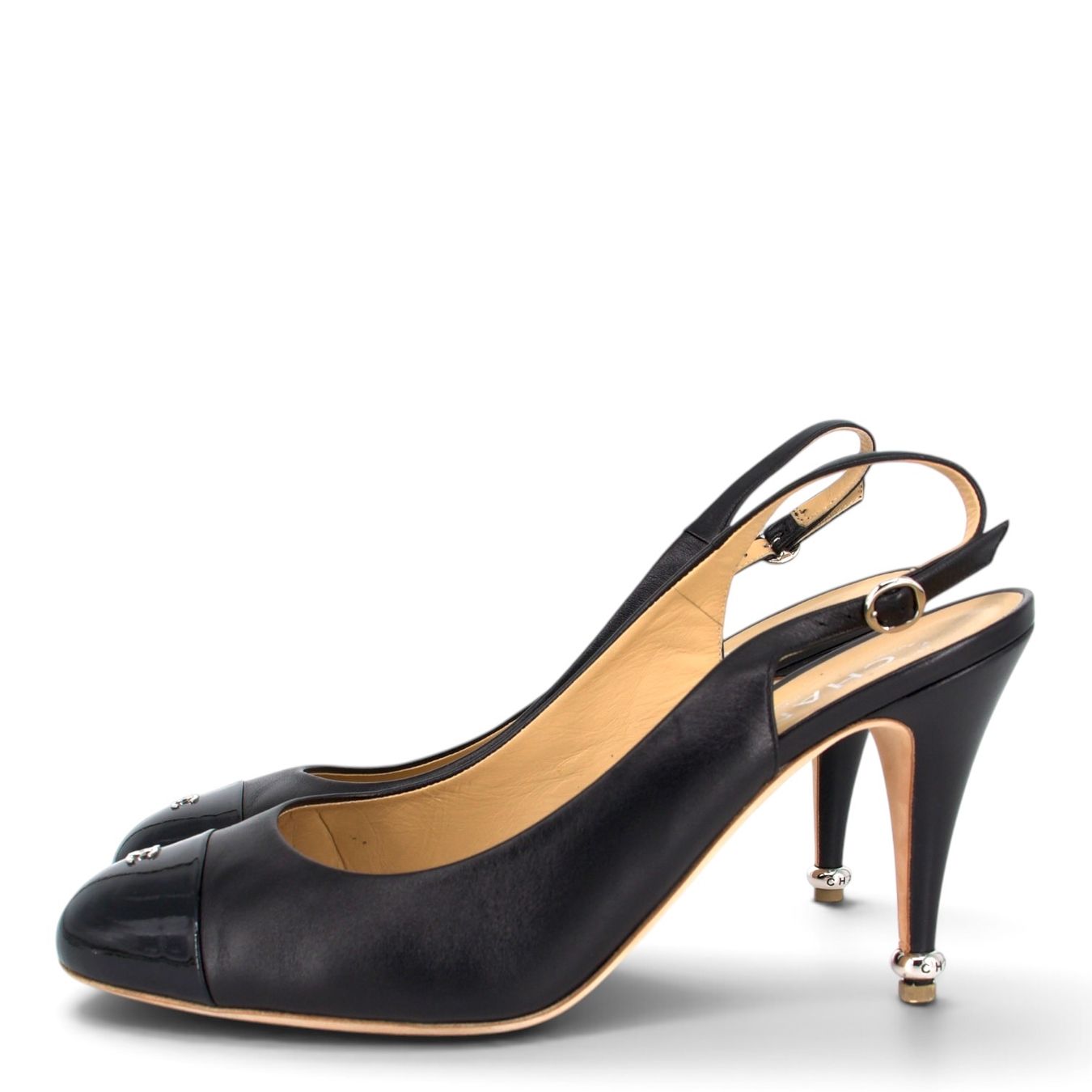 Scarpe da donna: Chanel Slingbacks schwarz Gr. 41 – Usato da Binningen venduto da Designerlabels 2