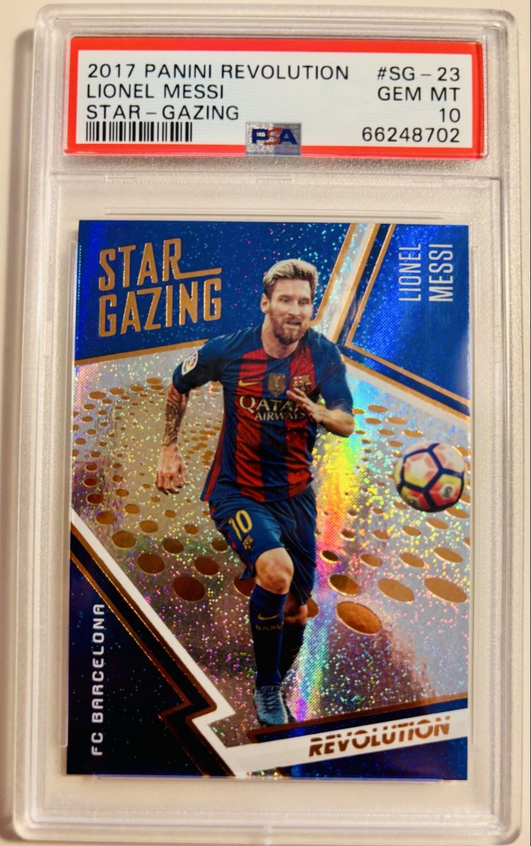 Panini Carte collezionabili: Lionel Messi - Revolution Star Gazing PSA 10 – Usato da Bern venduto da Schuminho89