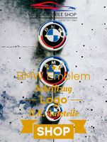 BMW Logo Emblem Set 82 82 45 mm Motorhaube Heck Lenkrad Neu