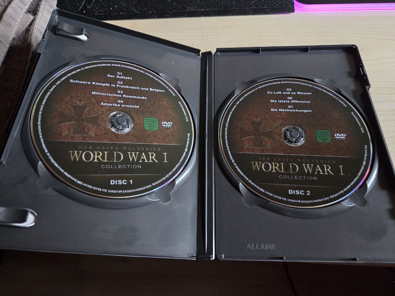 Tous les DVDs: World War 1 Collection – D'occasion à Böbikon par Domplex 2