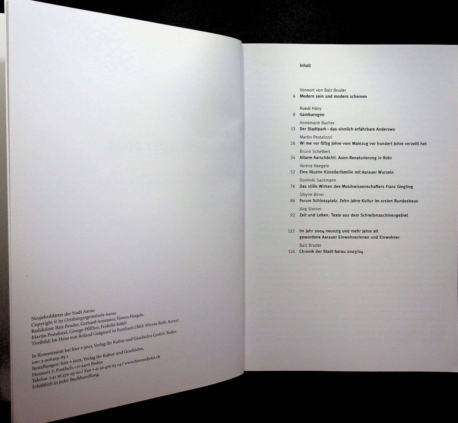 Libri: Aarauer Neujahrsblätter 2005 – Usato da Reitnau venduto da Zaomir 3