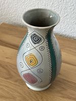 Arnold Zahner Vase, Schweizer Studio Keramik, signiert