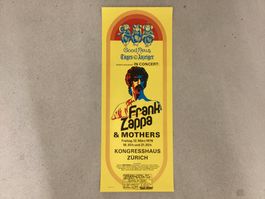 Konzertplakat Frank Zappa 1976 Zürich