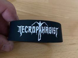 Necrophagist Silikon Armband Metal Rock Band