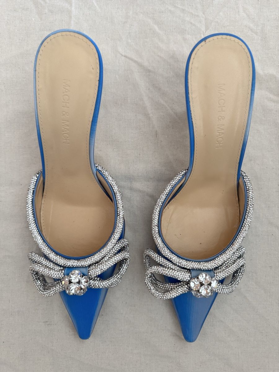 Scarpe da donna: MACH & MACH BLUE MULES – Usato da Zürich venduto da won_b75s 5
