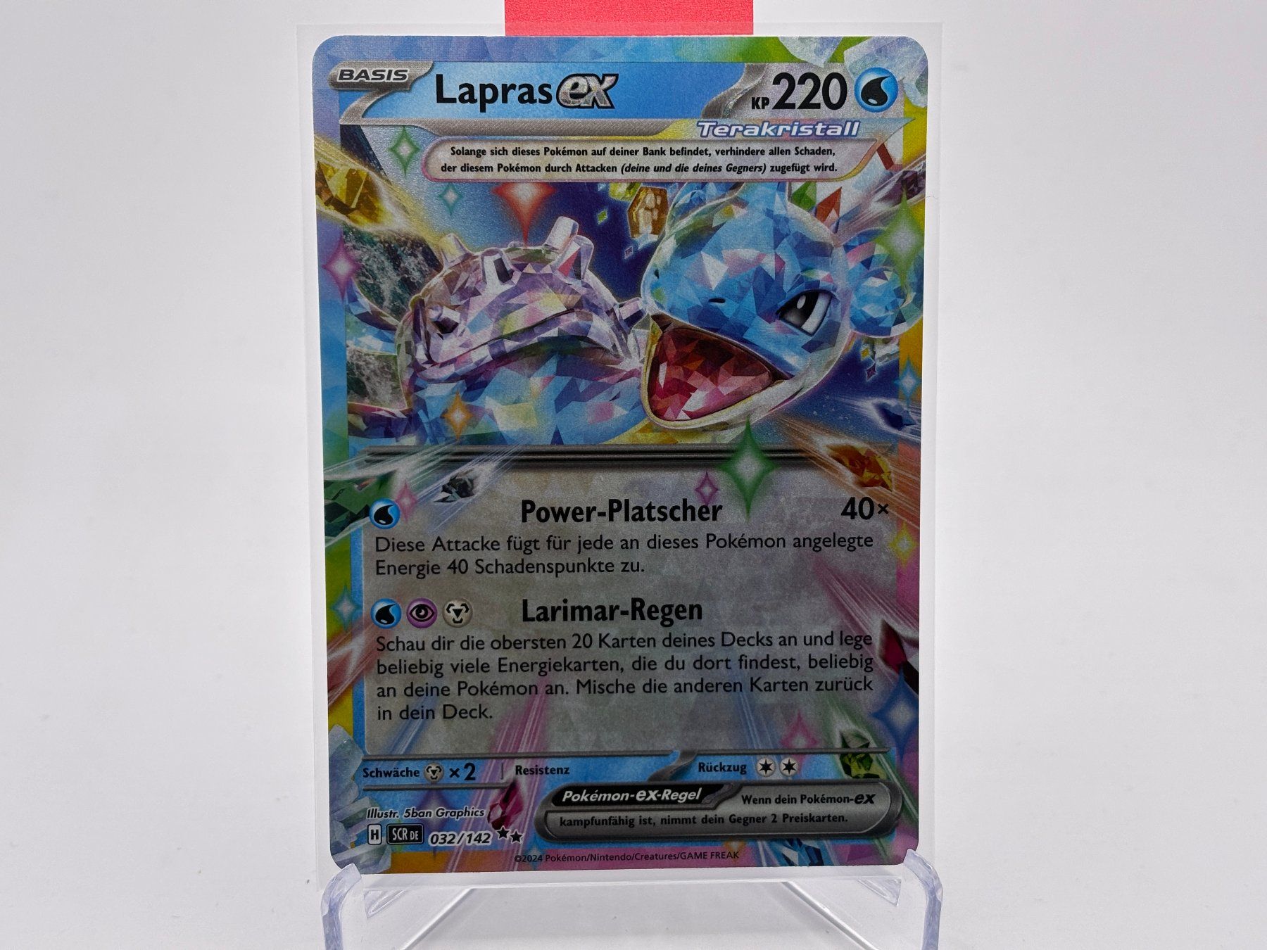 Pokémon Carte collezionabili: Stellarkrone - Lapras ex  (SCR 32) - DE – Nuovo (secondo la descrizione) da Allschwil venduto da Bullach